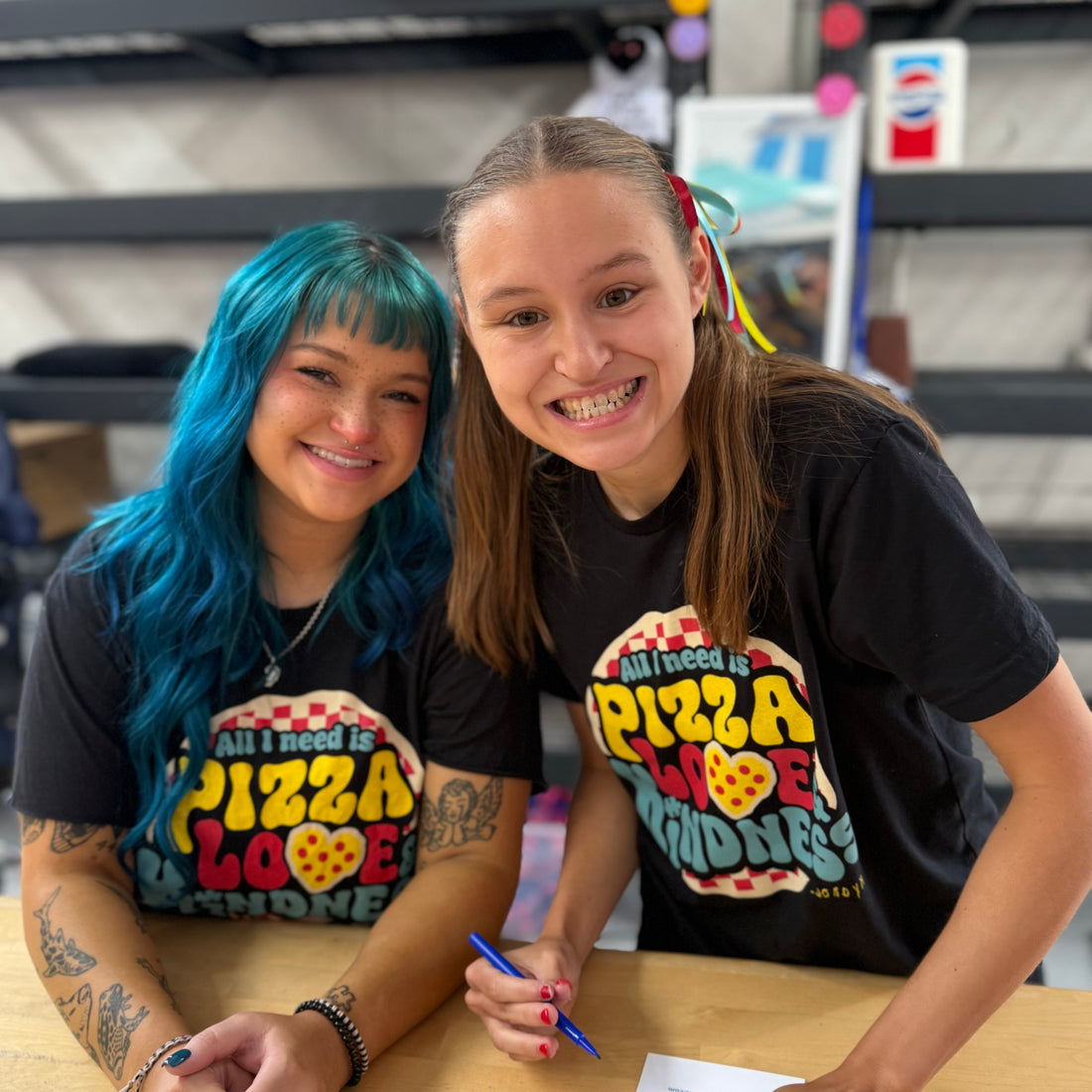 Pizza, Love and Kindness Tee
