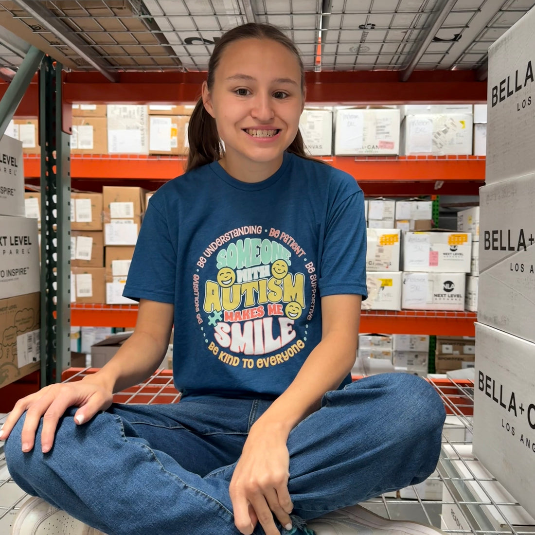 NEW 2025 Someone with Autism Makes Me Smile