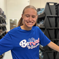 Adult Red, White and Blue Dri-Fit Short Sleeve Tee - Be Kind to Everyone®