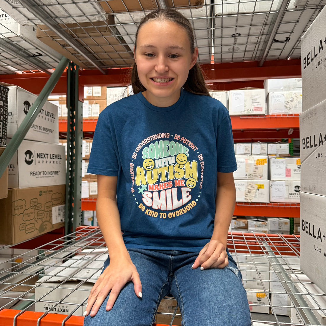 NEW 2025 Someone with Autism Makes Me Smile