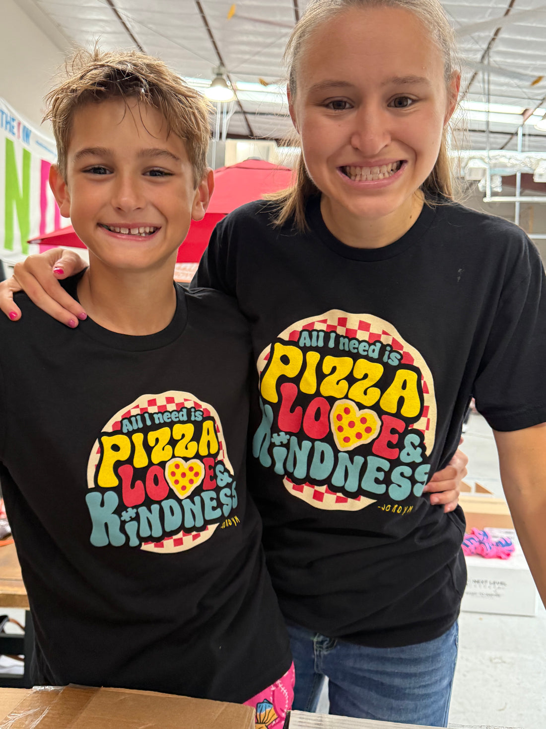 YOUTH Pizza, Love and Kindness Tee