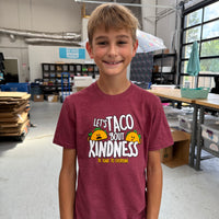 YOUTH Let's TACO 'Bout Kindness Short-Sleeved Tee