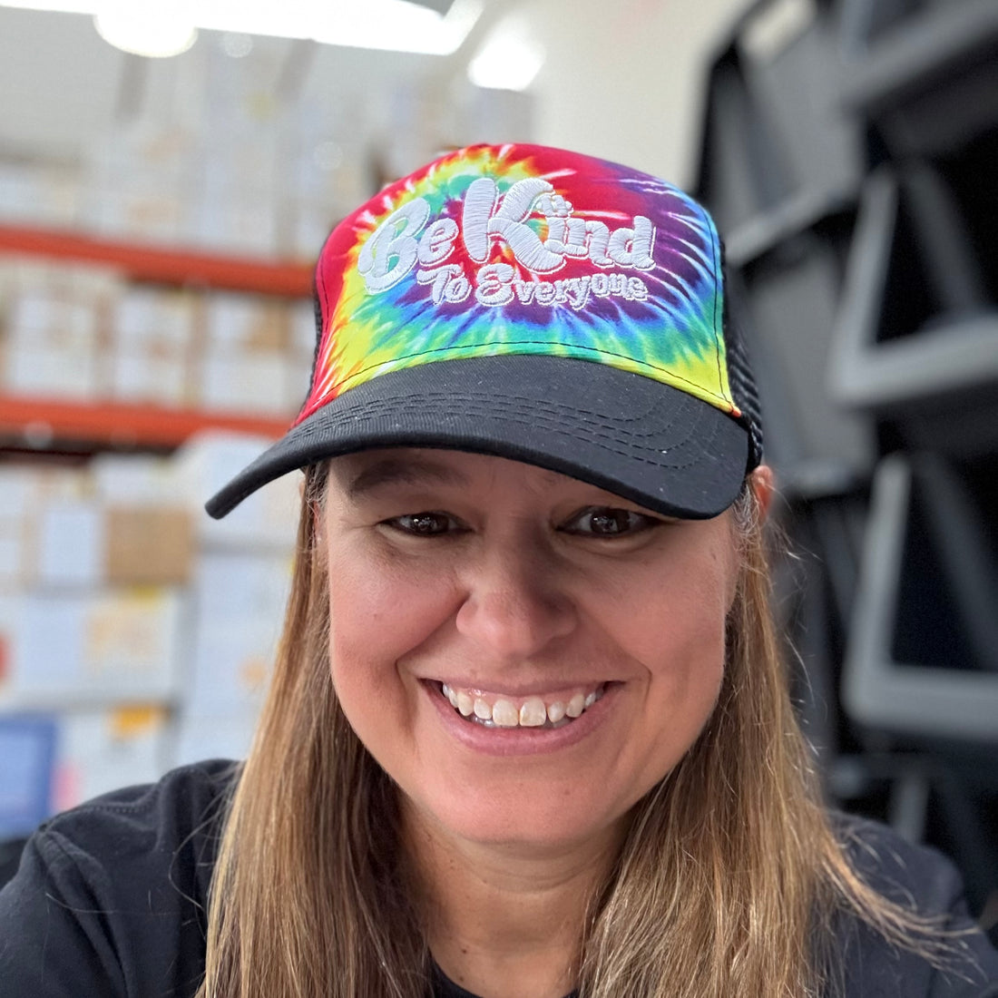 Bright Tie Dye Trucker Hat - Be Kind to Everyone®