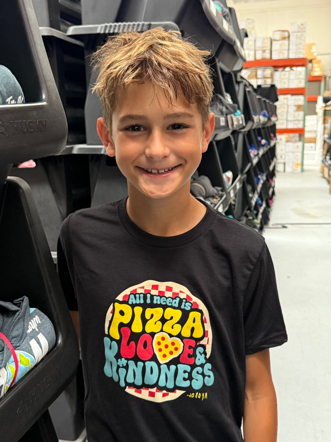 YOUTH Pizza, Love and Kindness Tee