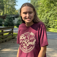 FALL Short Sleeve Tee - Football, Pumpkins and Be Kind to Everyone®