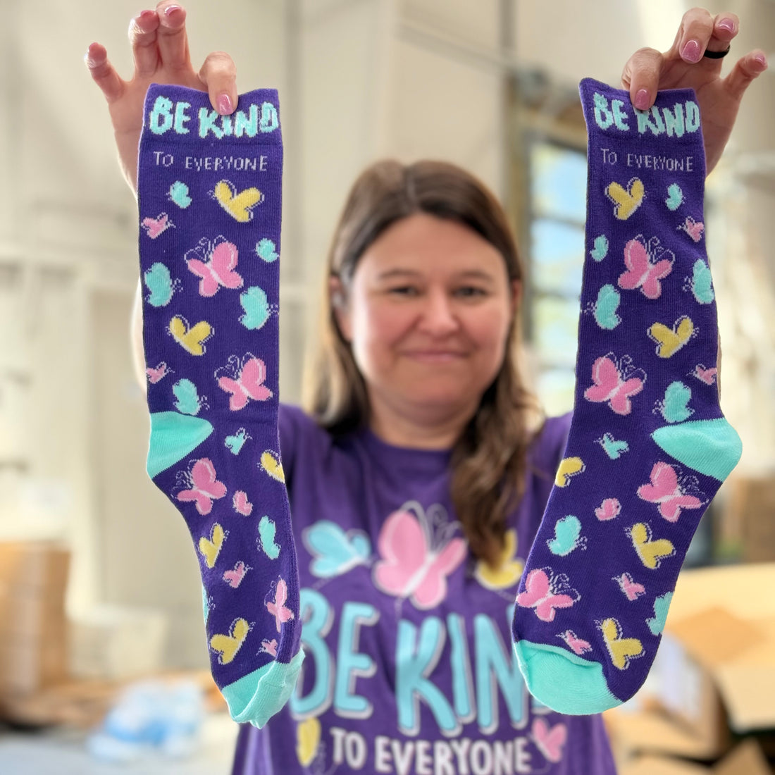 Butterfly Socks - Be Kind to Everyone®