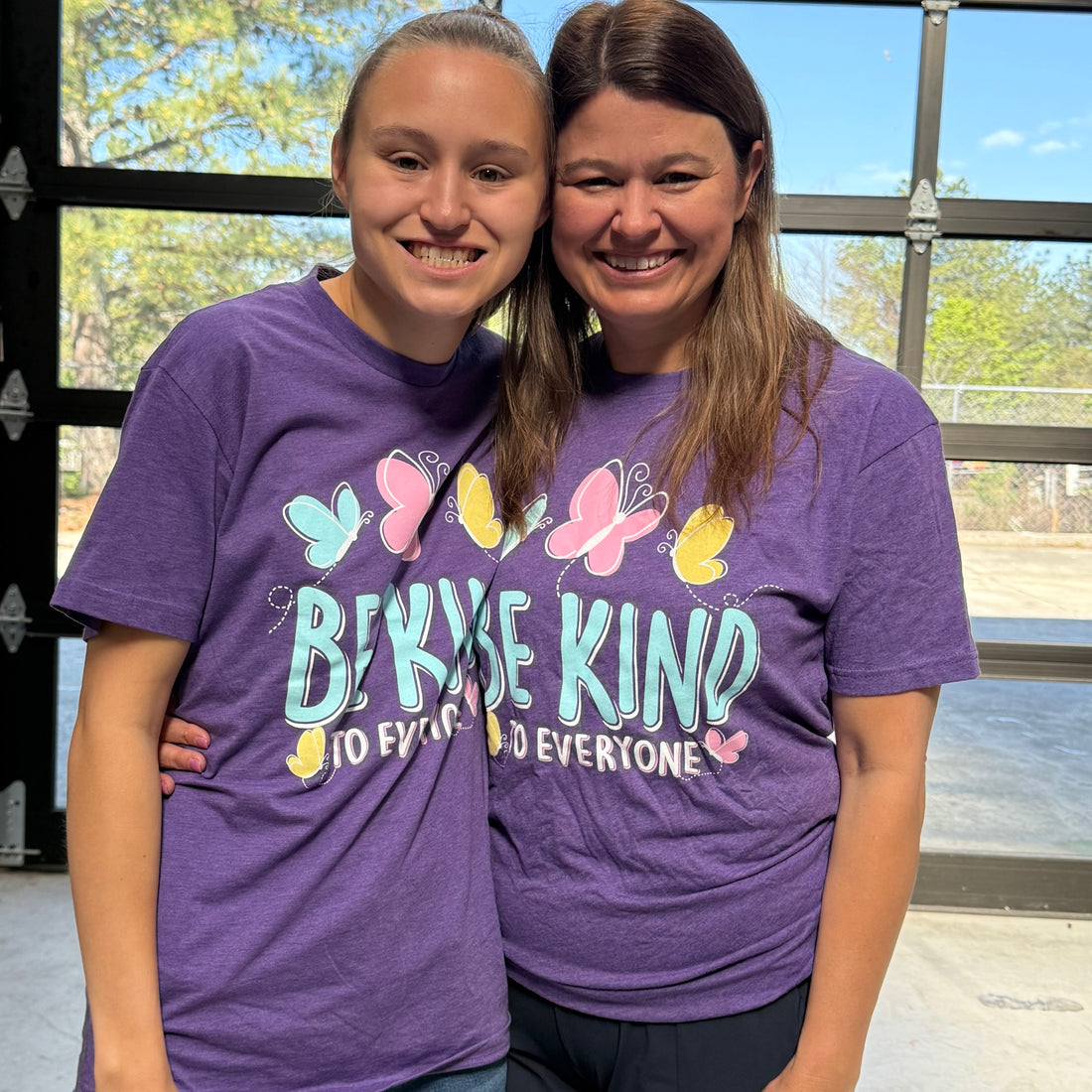 Purple Butterfly Be Kind to Everyone® Tee