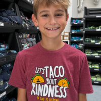 YOUTH Let's TACO 'Bout Kindness Short-Sleeved Tee