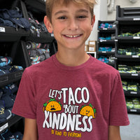 YOUTH Let's TACO 'Bout Kindness Short-Sleeved Tee