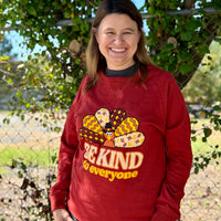 Turkey Sweatshirt - Thanksgiving Be Kind to Everyone® Crewneck