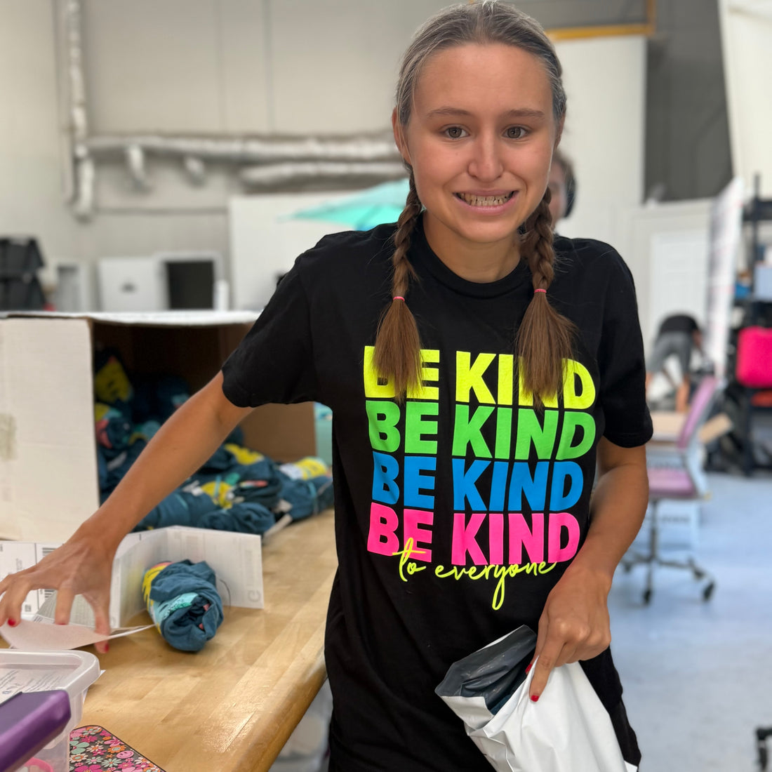 Neon Be Kind to Everyone® Tee