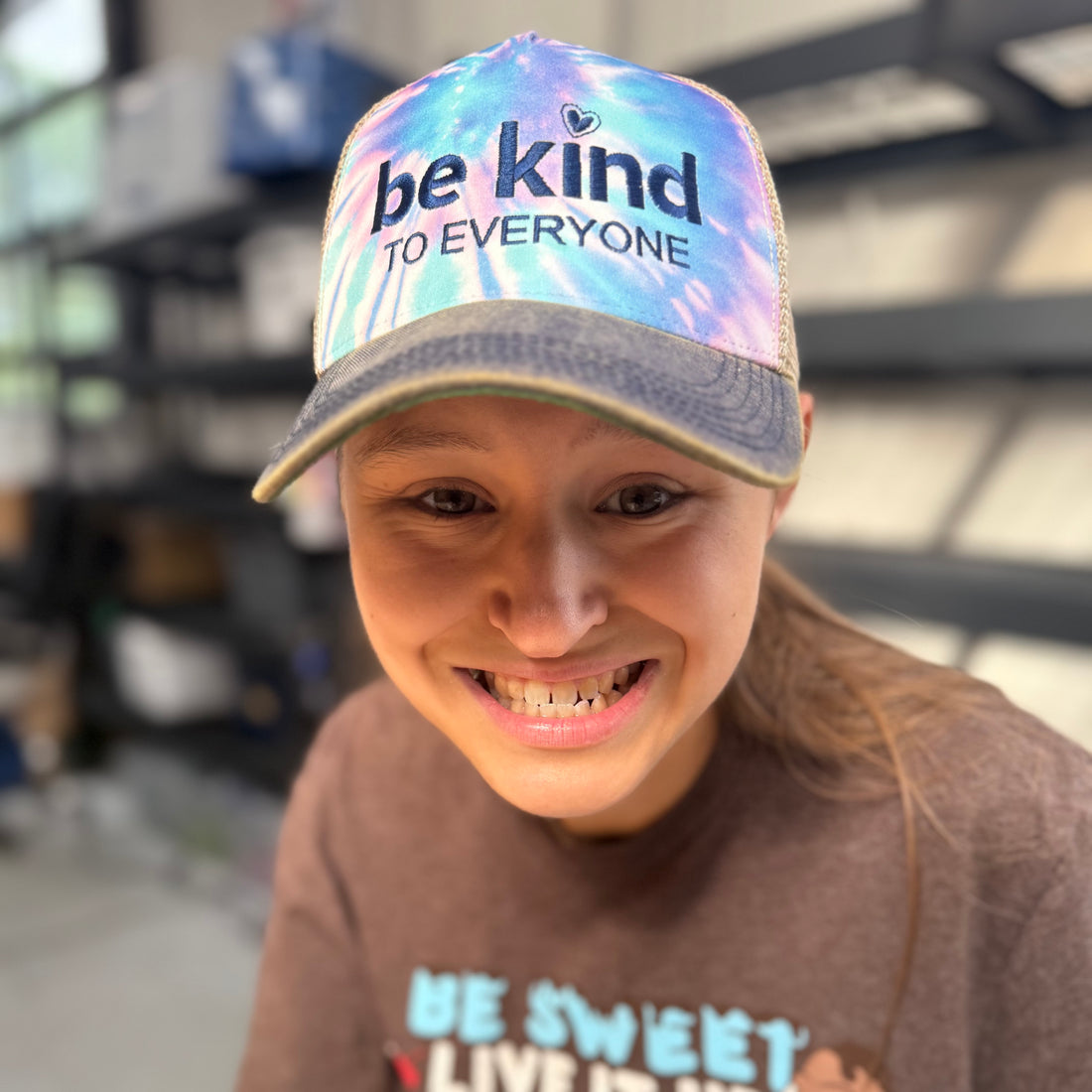 Vintage Tie Dye Trucker Hat - Be Kind to Everyone®