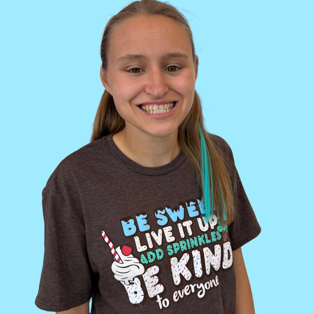 BROWN Ice Cream Tee - Be Kind to Everyone® Tee