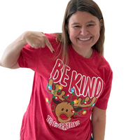 Adult Reindeer Be Kind to Everyone® Tee