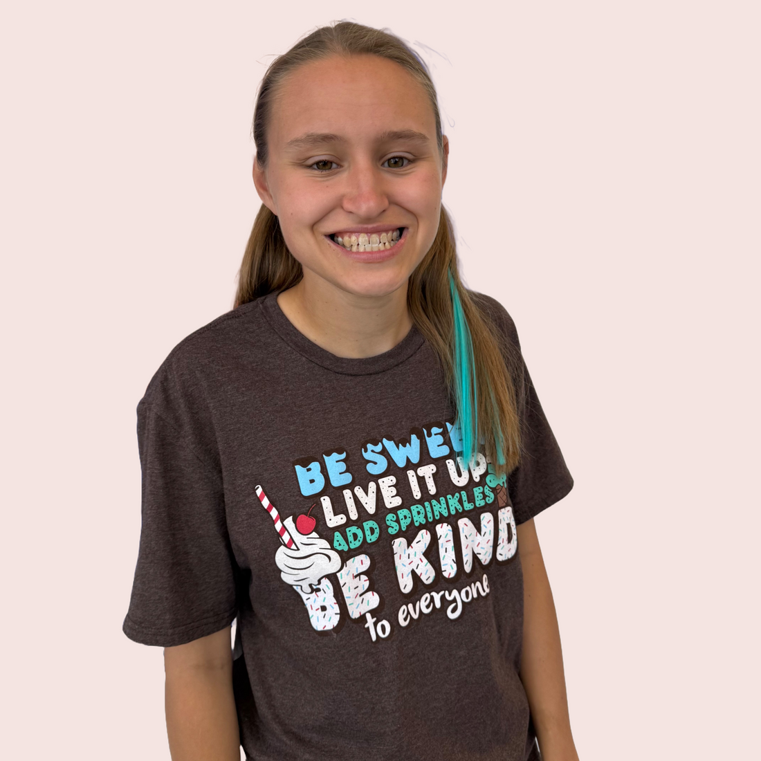 BROWN Ice Cream Tee - Be Kind to Everyone® Tee