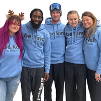 Winter Blue Hoodie- Be Kind to Everyone®