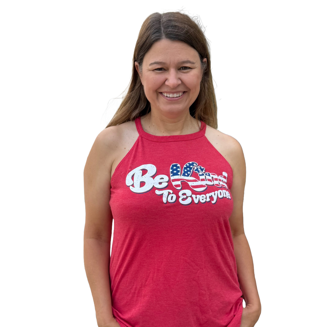 Red Rocker Tank - Be Kind to Everyone®