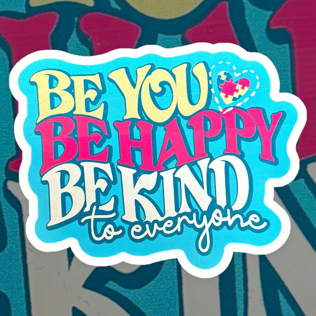 Mint 40 oz Steel Bottle - Be You, Be Happy, Be Kind to Everyone
