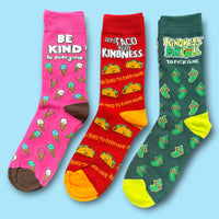 3 Pair FOOD Sock Pack - Be Kind to Everyone®