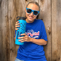 4th of July 40 oz Steel Bottle and Sunglasses - Be Kind to Everyone®