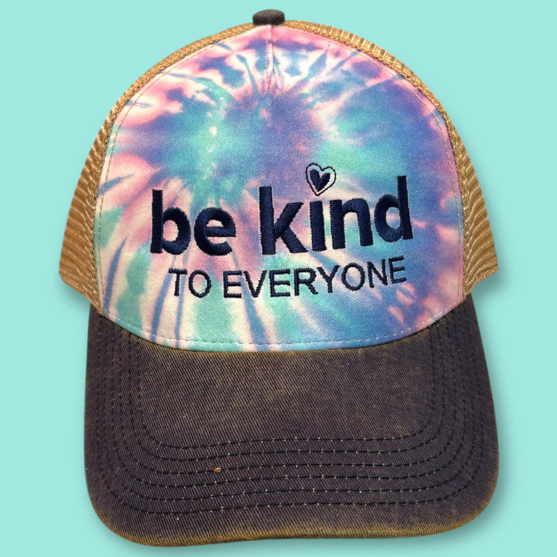 Vintage Tie Dye Trucker Hat - Be Kind to Everyone®