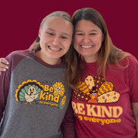 Thanksgiving Raglan - Be Kind to Everyone® 3/4 Tee