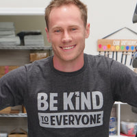 Adult Hudson Be Kind to Everyone® long-sleeved tees.