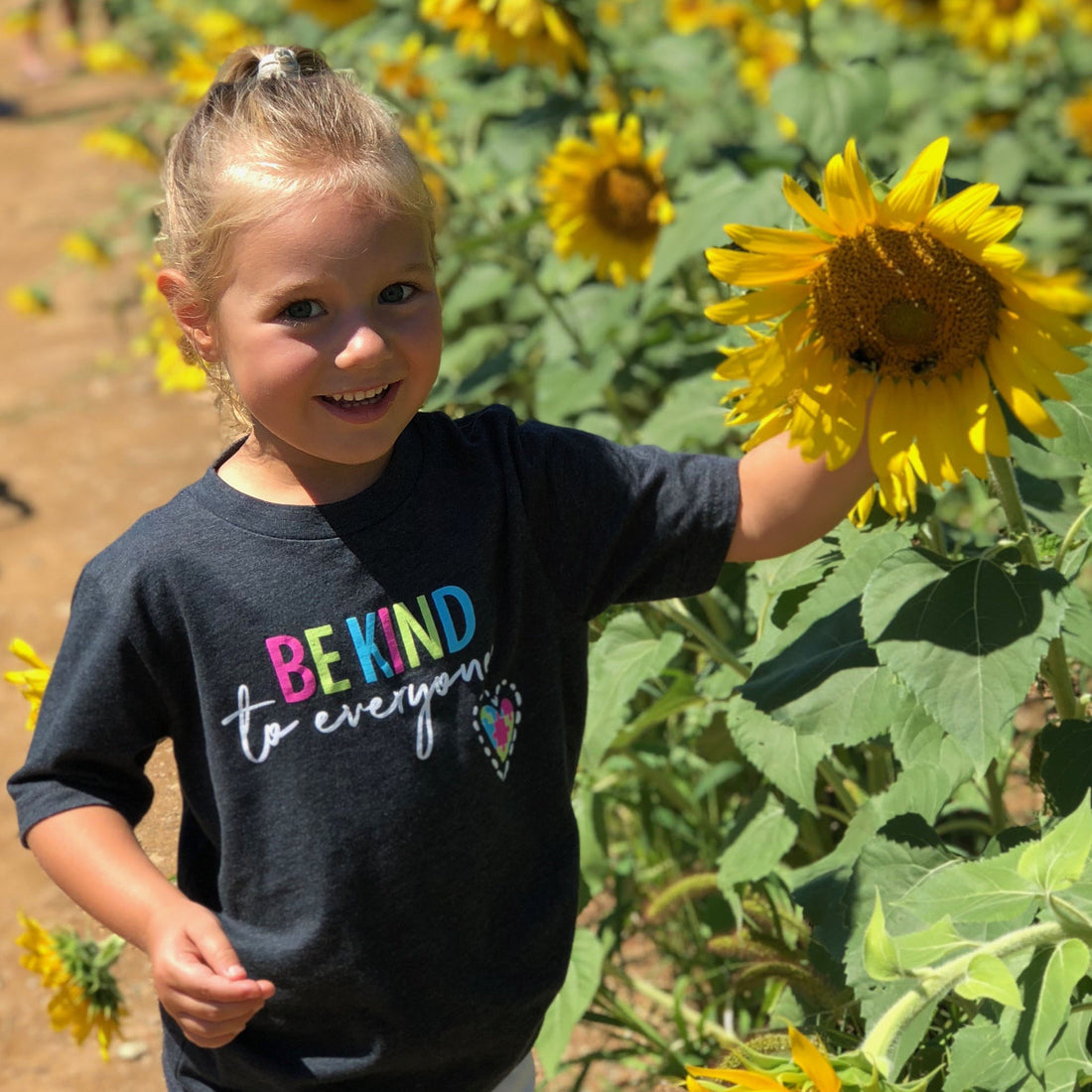 Youth Jordyn Original Be Kind to Everyone® short-sleeved shirt.