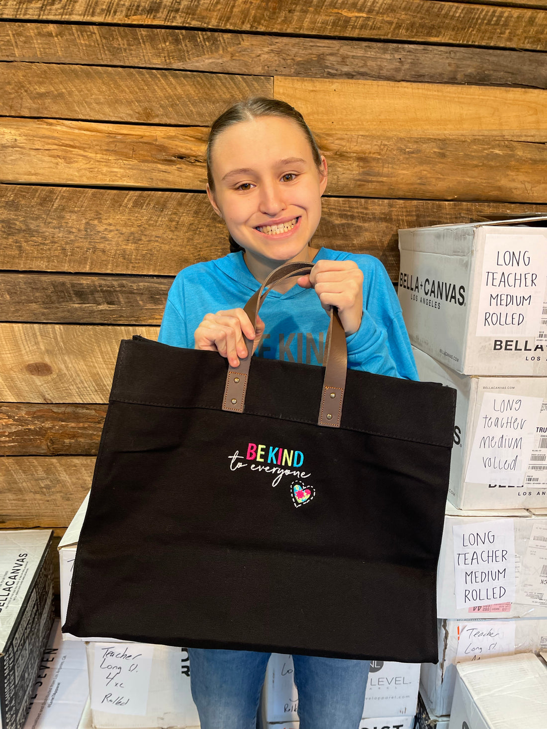 Tote Bag- Be Kind to Everyone Embroidered
