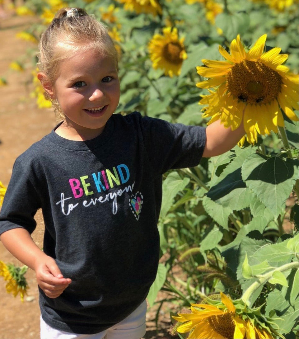 Youth Jordyn Original Be Kind to Everyone® short-sleeved shirt.