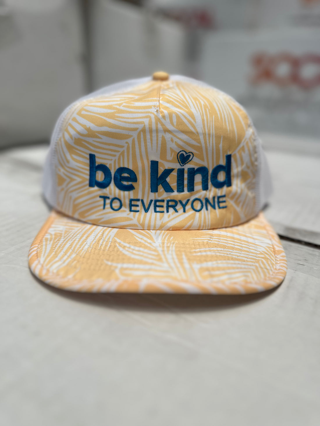 Yellow Summer Hat - Be Kind to Everyone®