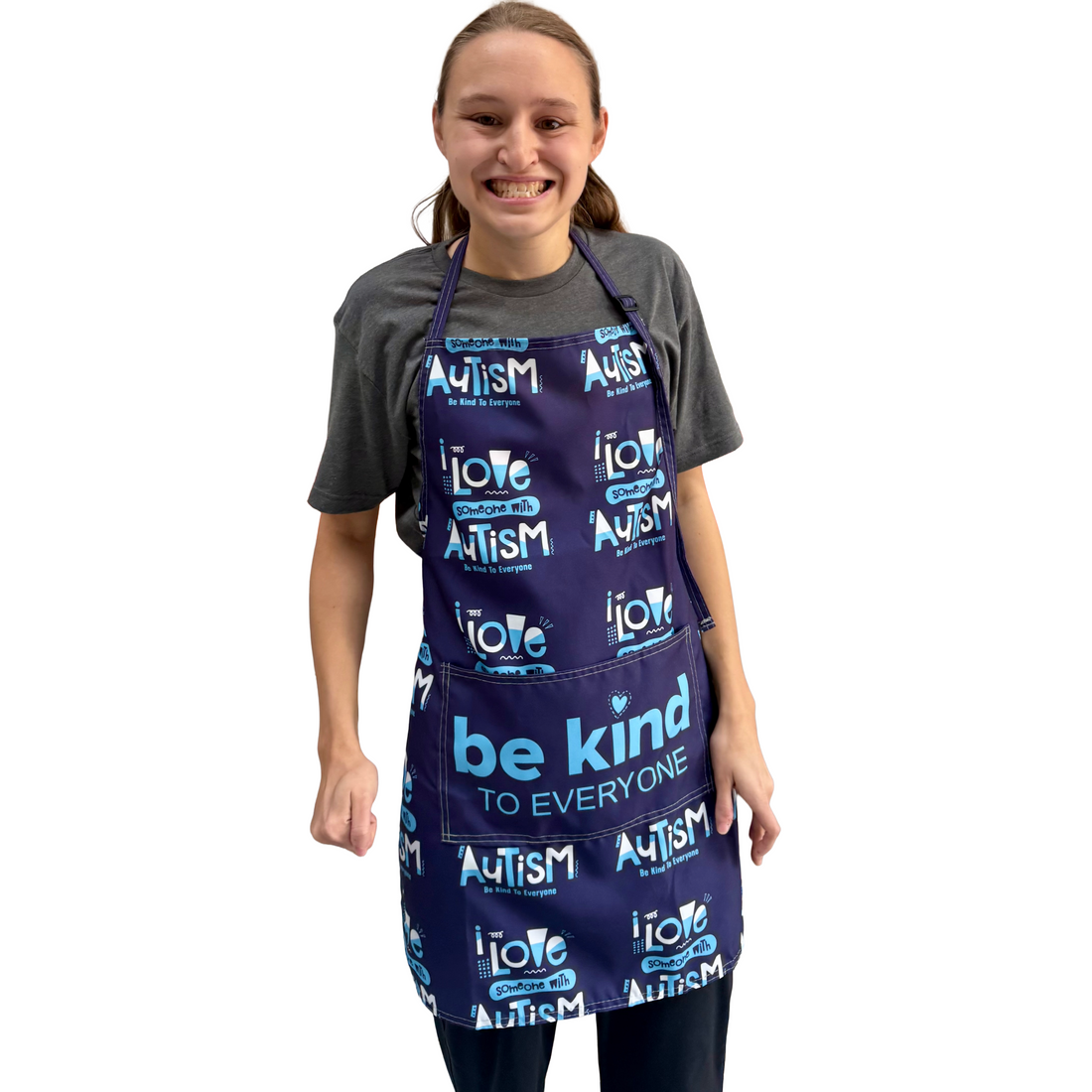Autism Apron - I love Someone with Autism