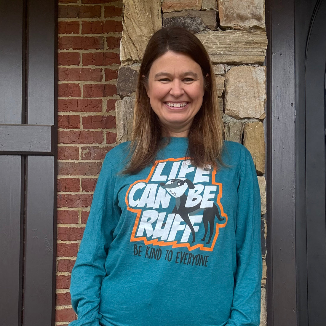 LONG SLEEVE Max Tee - Life Can Be Ruff