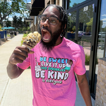 PINK Ice Cream Tee - Be Kind to Everyone® Tee