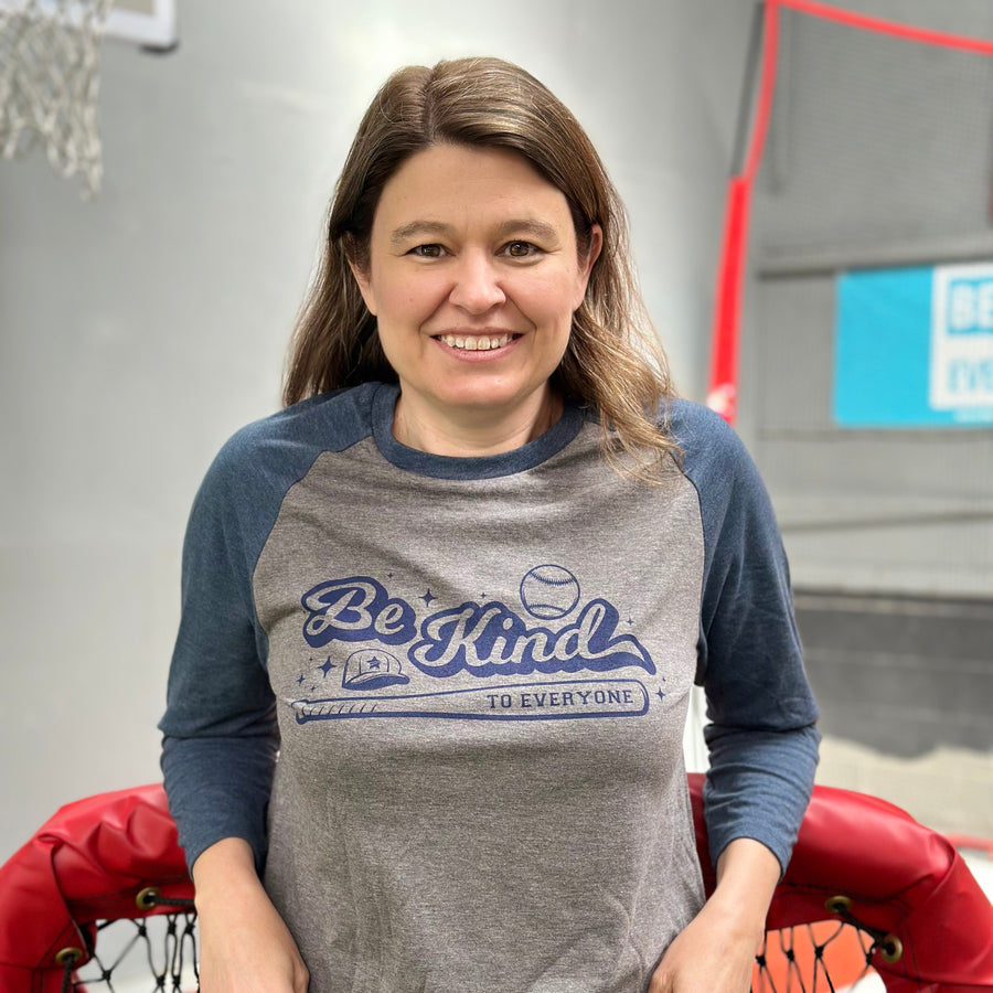 Be a champion for kindness in our NEW Baseball Be Kind to Everyone® tee.