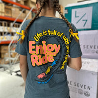Enjoy the Ride Roller Coaster Tee - Be Kind to Everyone®