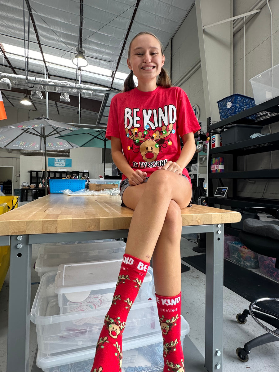 Reindeer Socks - Be Kind to Everyone®