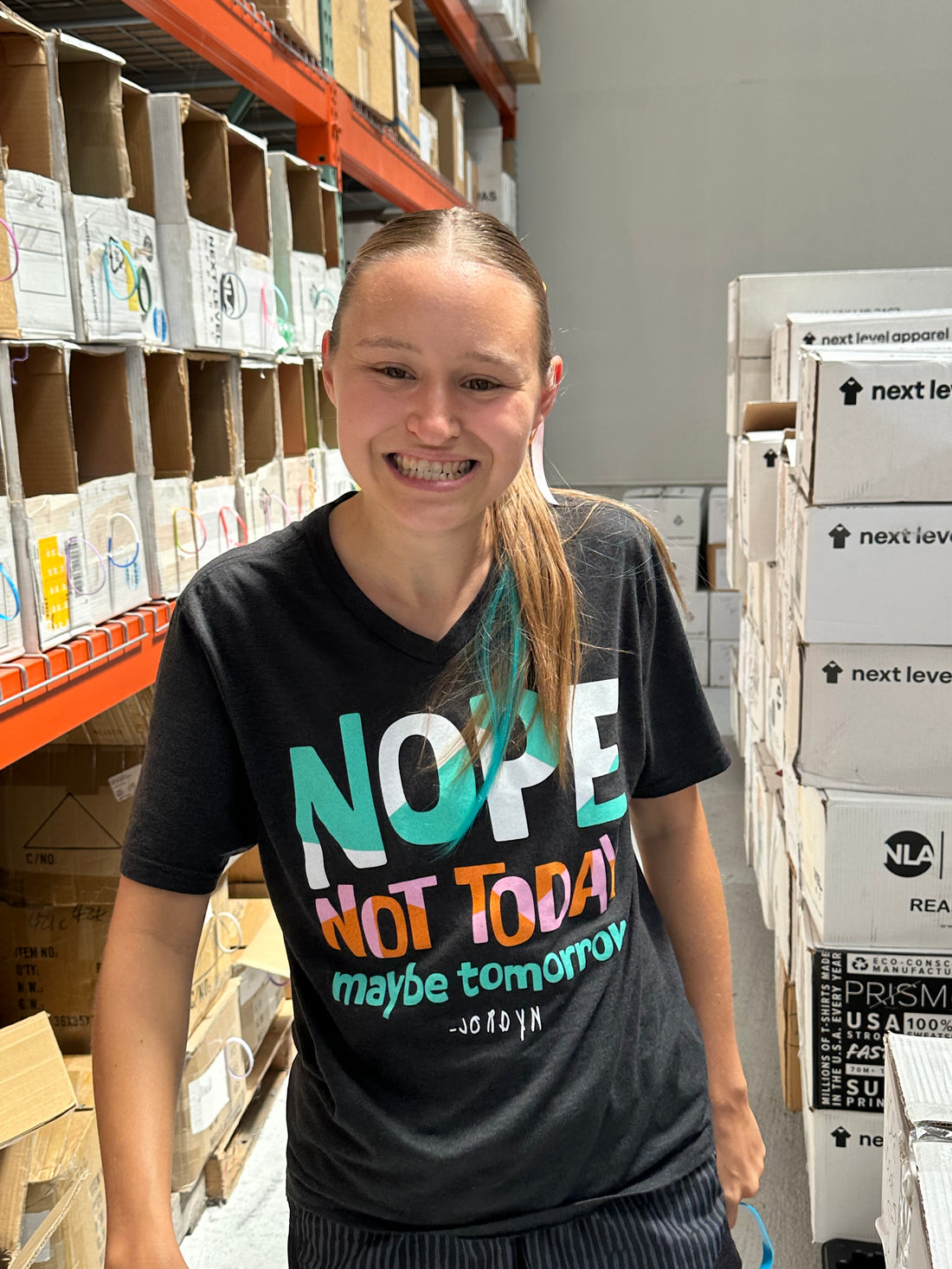 V-Neck - Nope Not Today Tee