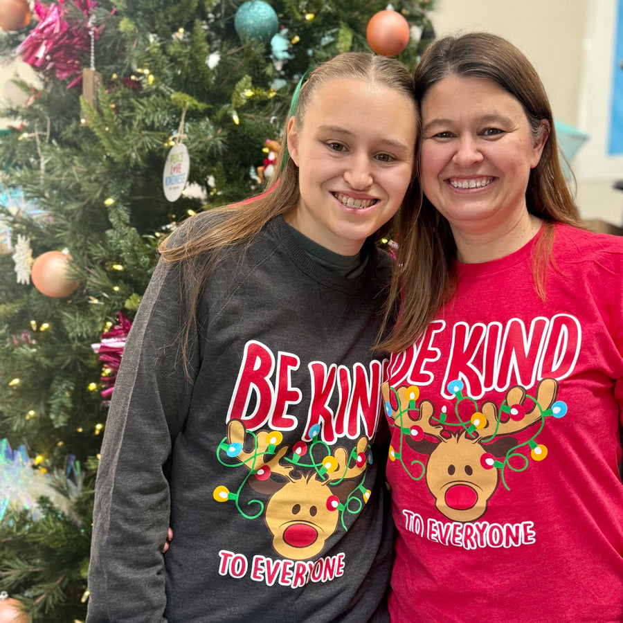 Reindeer Sweatshirt - Be Kind to Everyone® Crewneck