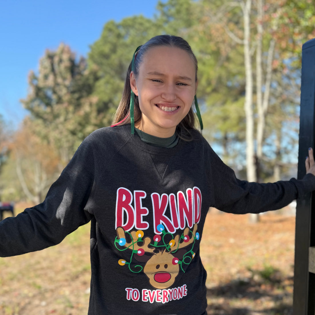 Reindeer Sweatshirt - Be Kind to Everyone® Crewneck