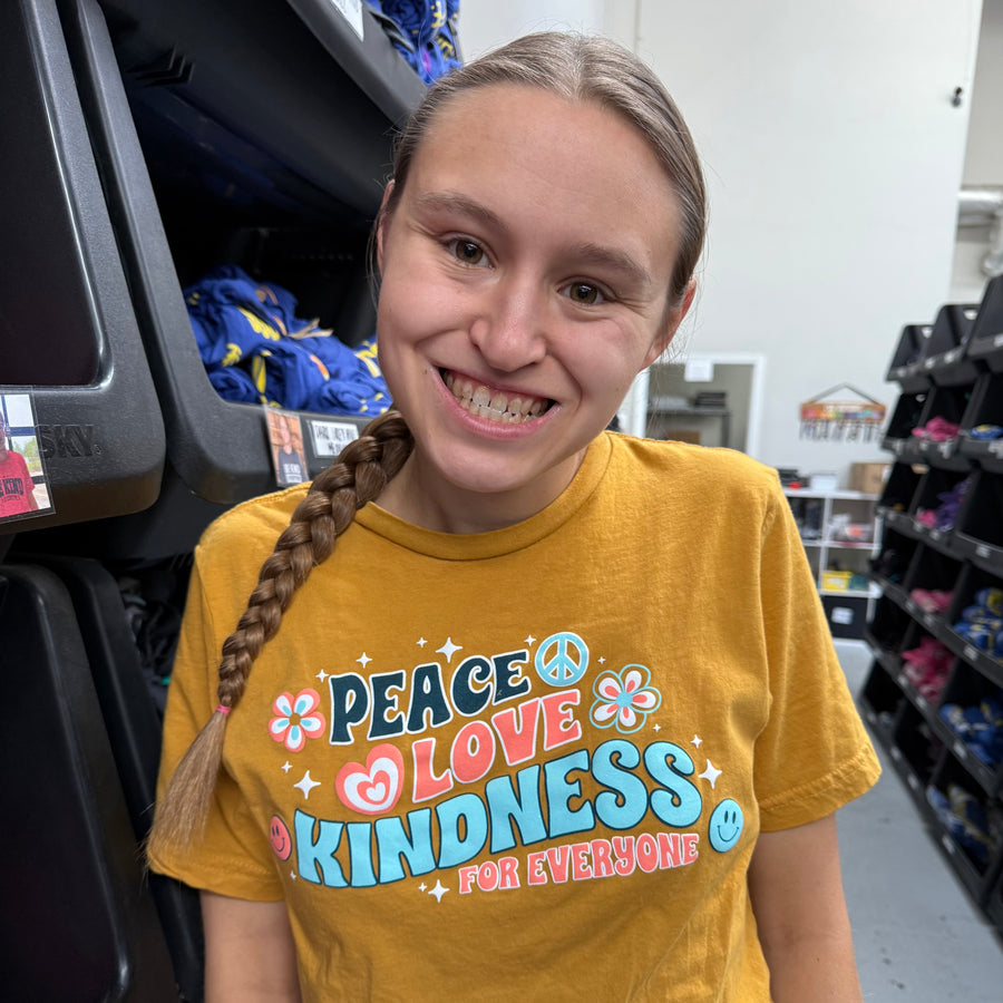 Peace Love Kindness® Tee and Sock Pack