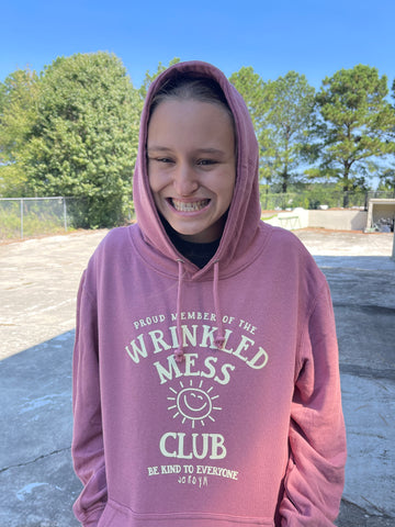 Mauve HOODIE - Wrinkled Mess Club®