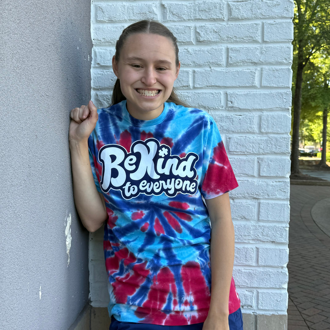 Tie Dye - Red White & Blue Tee