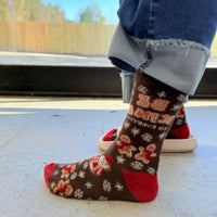 Gingerbread Socks - Be Kind to Everyone