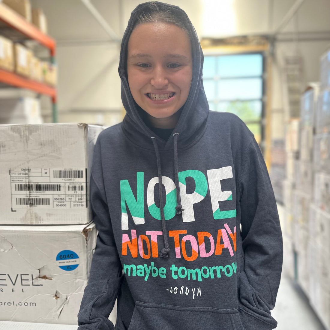 Nope HOODIE - Nope Not Today