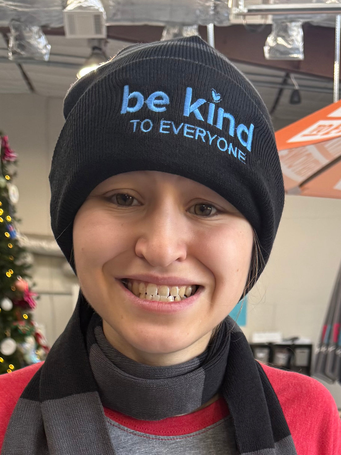 Embroidered Beanie and Scarf- Be Kind to Everyone®