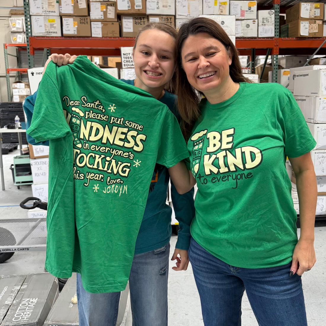 Dear Santa - Be Kind to Everyone Stocking Tee