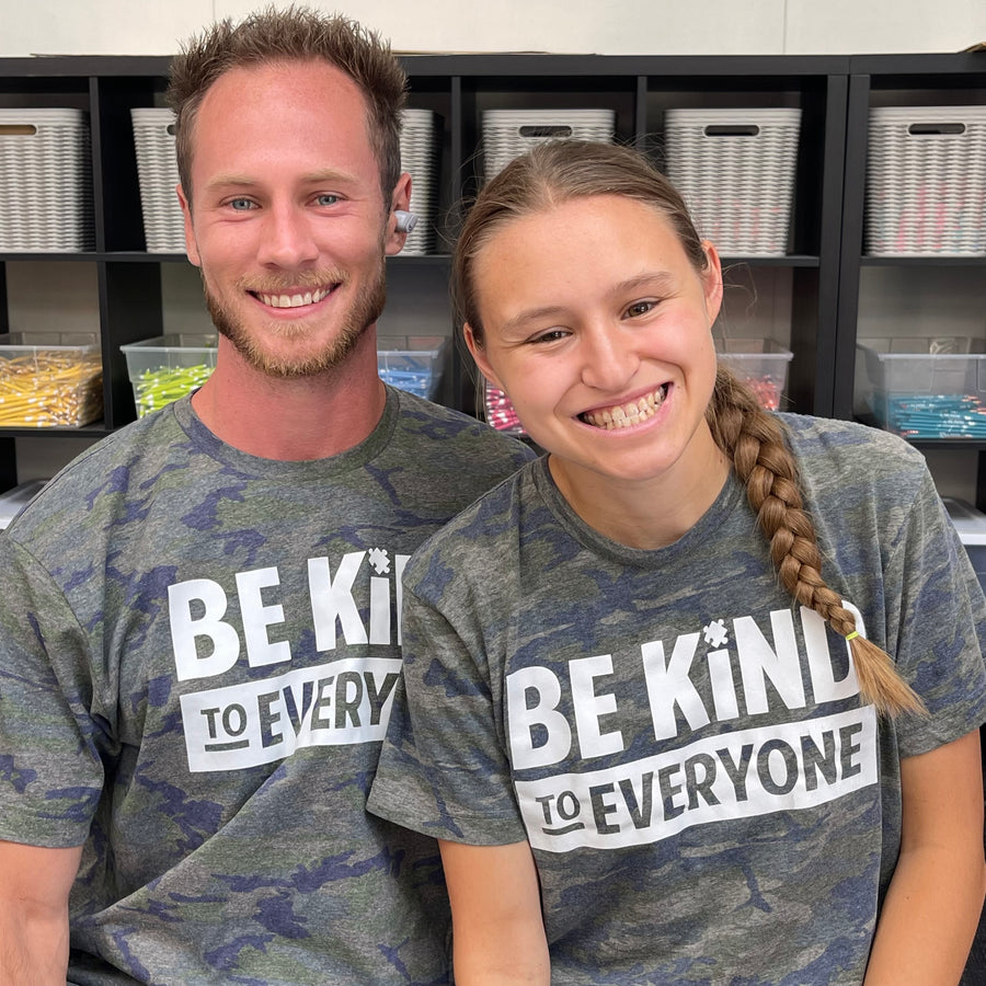 Camo -  Be Kind to Everyone Tee