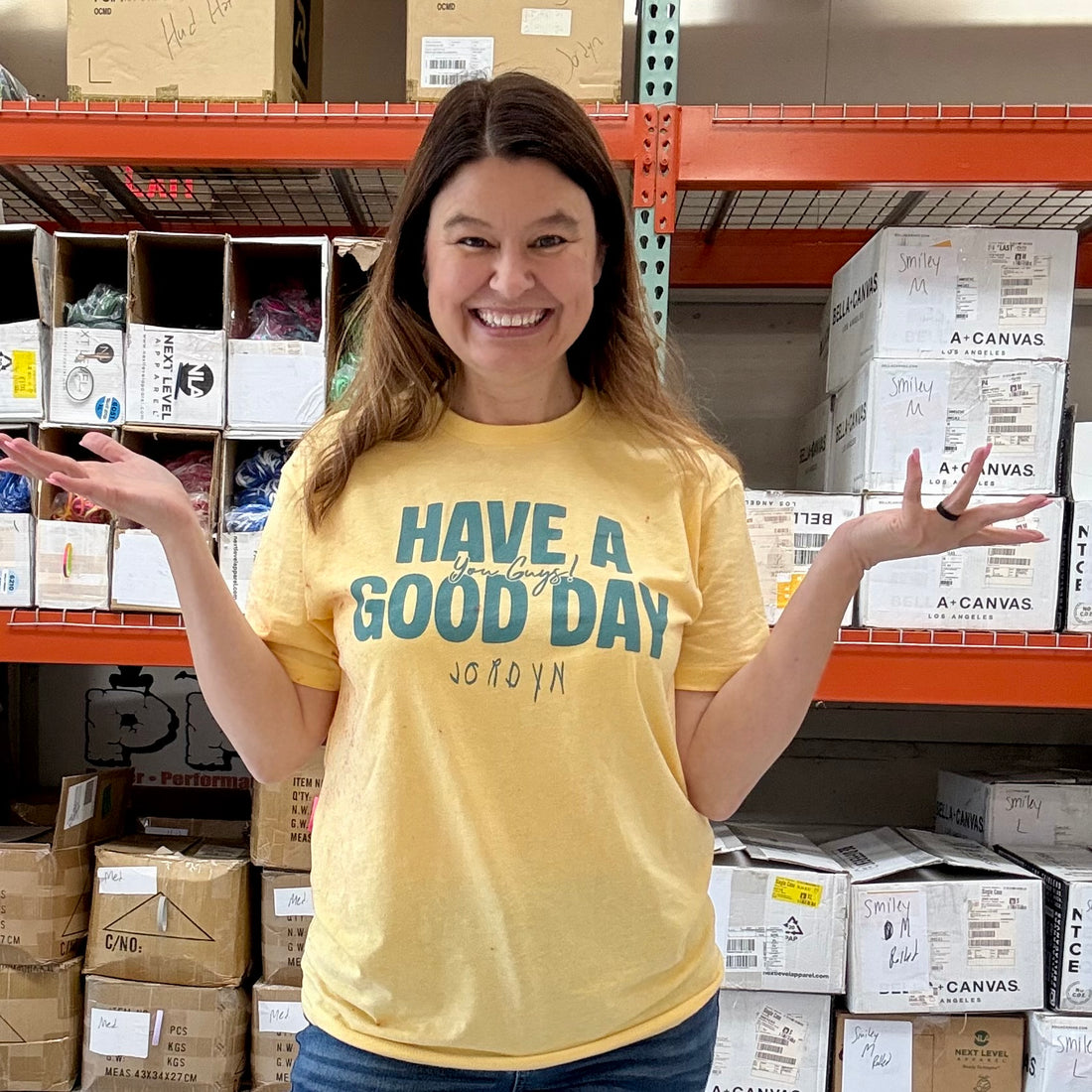 Yellow Tee - Have a Good Day