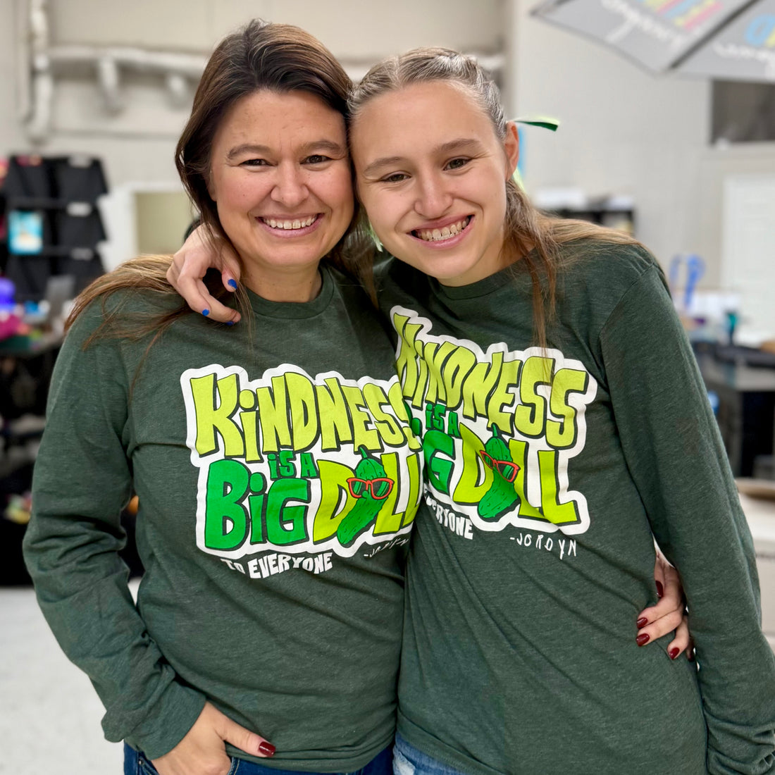 LONG SLEEVE Pickle Tee - Kindness is a Big Dill Tee